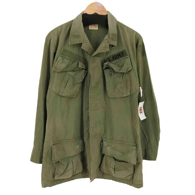 U.S. ARMY(ユーエスアーミー) 69年会計 4th JUNGLE FATIGUE JACKET メンズ  SMLL LONG【中古】【ブランド古着バズストア】