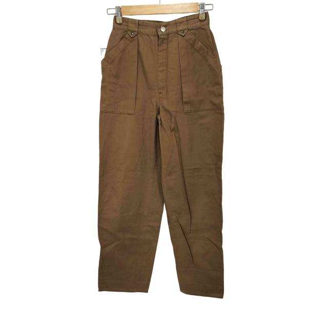 ISSEY MIYAKE(イッセイミヤケ) 70S  コットン テーパードチノパンツ レディース  11【中古】【ブランド古着バズストア】