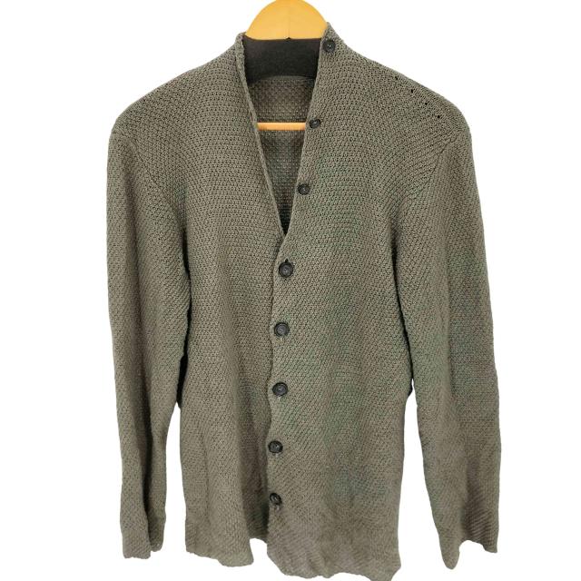 giuliano Fujiwara(ジュリアーノフジワラ) イタリア製 レーヨンリネン ハイネックカーディガン メンズ 表記無 【中古】【ブランド古着バズストア】