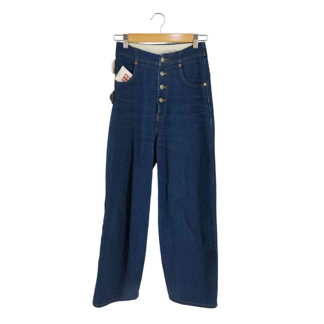 MM6 Maison Margiela(エムエムシックスメゾンマルジェラ) 22AW ボタンフライ キャロットジーンズ レディース  36【中古】【ブランド古着バズストア】