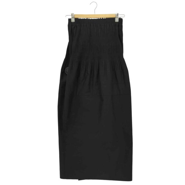 Mame Kurogouchi(マメクロゴウチ) 25SS Micro Pleats Round Silhousette Skirt マジョリカプリーツ スカート レディース JPN：1 【中古】【ブランド古着バズストア】