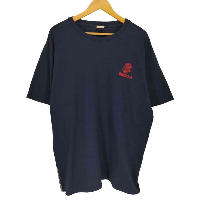 USED古着(ユーズドフルギ) 抜染Tシャツ 富岳三十六景大怪獣ノ図 怪獣 浮世絵 和柄Tシャツ メンズ 3XL【中古】【ブランド古着バズストア】