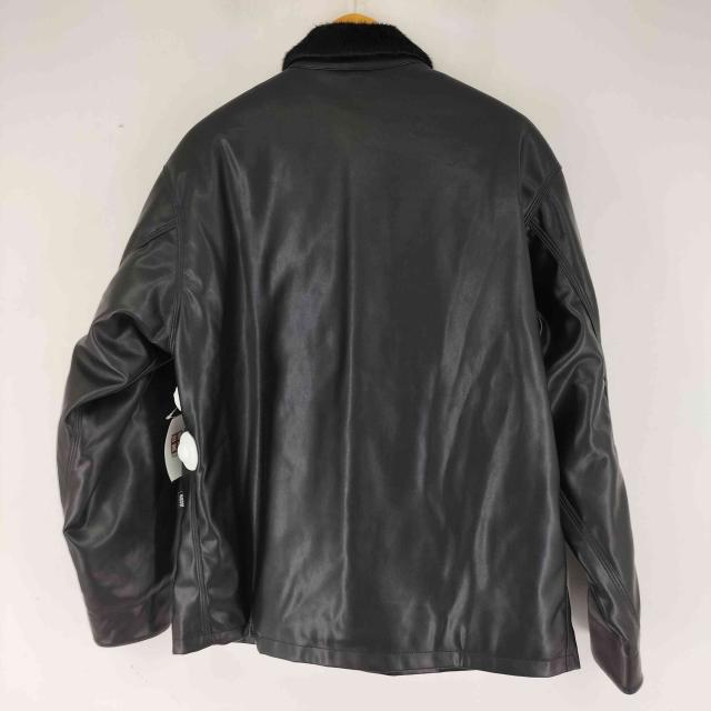 THE BLACK EYE PATCH(ザブラックアイパッチ) OG LABEL FAUX FUR  LEATHER COVERALL JACKET メンズ JPN：L 【中古】【ブランド古着バズストア】_1
