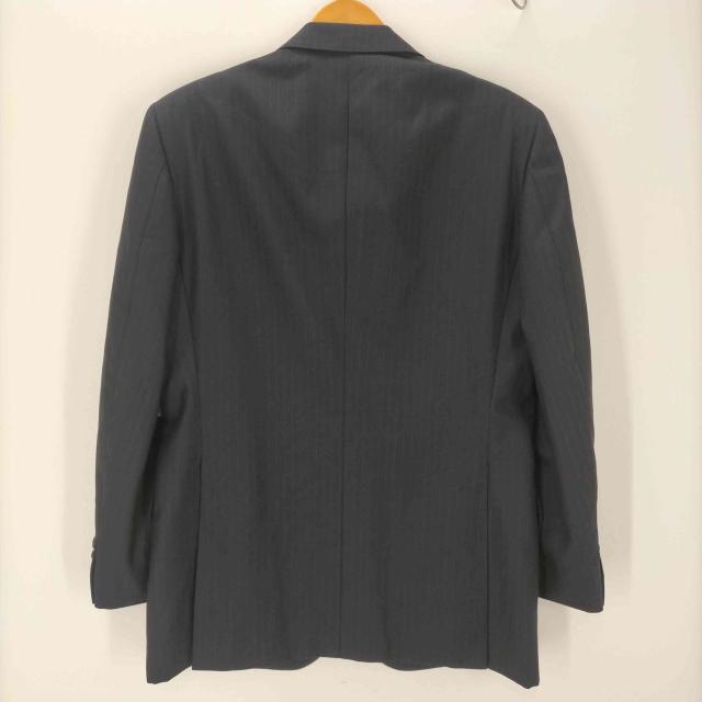 BURBERRYS(バーバリーズ) 80-90S OLD Striped Wool Tailored Jacket 英国製 裏地背抜き サマーウール ストライプ 2B テーラード ジャケット メンズ 表記無 【中古】【ブランド古着バズストア】_1