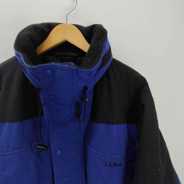 L.L.Bean(エルエルビーン) 90S Thinsulate Mountain Jacket ロゴ刺繍 シンサレート パッカブル スイッチングカラー マウンテン パーカー ジャケット 裾ドローコード ダブルジップ【中古】【ブランド古着バズストア】