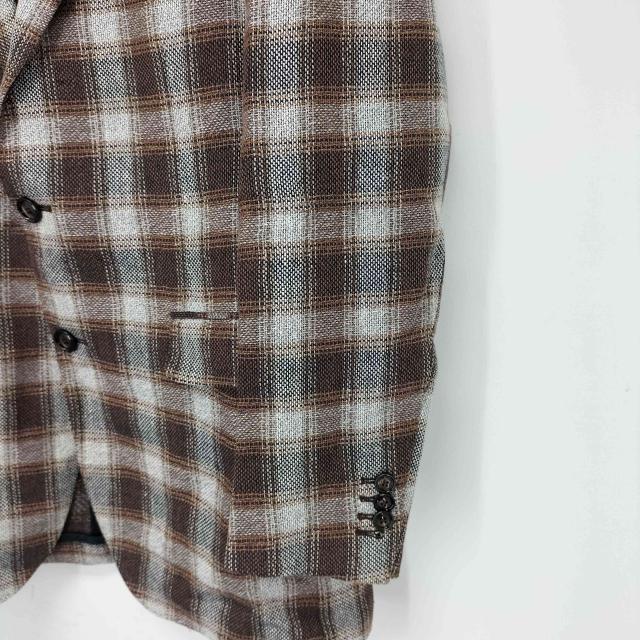 極美品 タリアトーレ 2ピース テーラードジャケット×ジレ シルク混 44 TAGLIATORE (タリアトーレ) ウール混 ダブル ニットジャケット