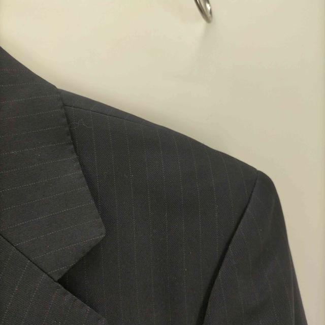 BURBERRYS(バーバリーズ) 80-90S OLD Striped Wool Tailored Jacket 英国製 裏地背抜き サマーウール ストライプ 2B テーラード ジャケット メンズ 表記無 【中古】【ブランド古着バズストア】_4
