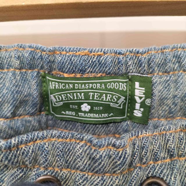 Levis(リーバイス) DENIM TEARS デニム トラックパンツ メンズ JPN：M 【中古】【ブランド古着バズストア】 Levis(リーバイス) DENIM TEARS デニム トラックパンツ メンズ JPN：M
