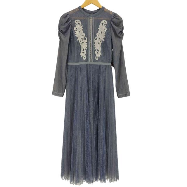 USED古着(ユーズドフルギ) {{herlipto }}Lace-Trimmed Pleated Long Dress レディース JPN：S 【中古】【ブランド古着バズストア】