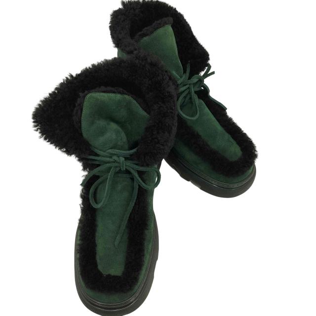 BURBERRY(バーバリー) A:MF CHUGGA BOOT シアリング クリーパー ハイカットブーツ メンズ  41【中古】【ブランド古着バズストア】