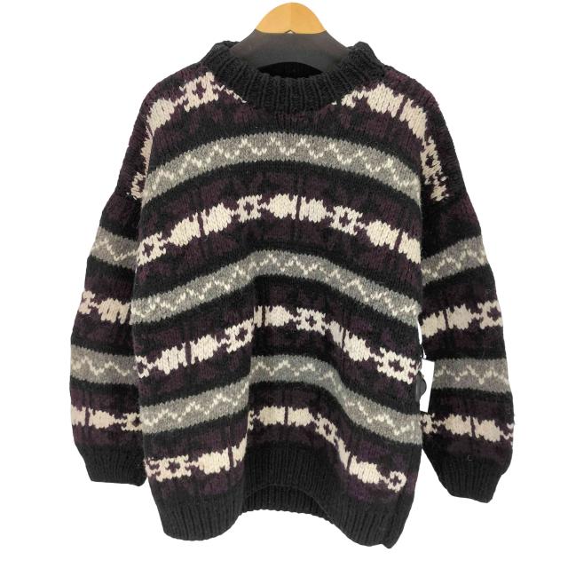 USED古着(ユーズドフルギ) エクアドル製 NUEVO AMERICANA ウールニット メンズ 表記無 【中古】【ブランド古着バズストア】