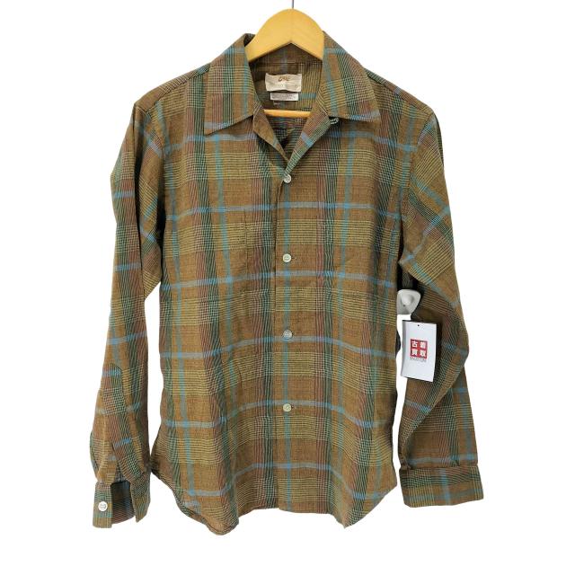 USED古着(ユーズドフルギ) Enro PERMANENT PRESS オープンカラーシャツ 襟芯 メンズ import：M 【中古】【ブランド古着バズストア】