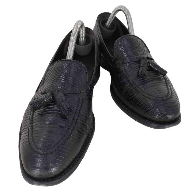 Jalan Sriwijaya(ジャランスリウァヤ) EDWARD パイソン タッセルローファー メンズ 7 1/2【中古】【ブランド古着バズストア】
