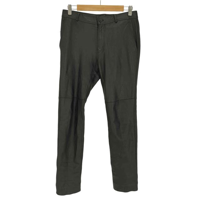 Jean Paul GAULTIER HOMME(ジャンポールゴルチエオム) ラムレザージップフライ パンツ archives メンズ 50【中古】【ブランド古着バズストア】