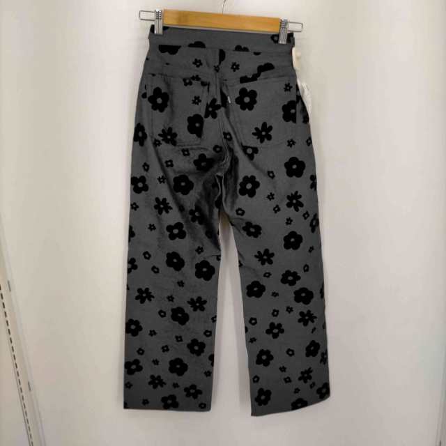 NON TOKYO(ノン トーキョー) 23SS FLOKING FLOWER DENIM PANTS