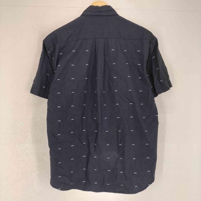Stussy(ステューシー) MADE IN USA スモールロゴ総柄 S/S シャツ メンズ S【中古】【ブランド古着バズストア】_1