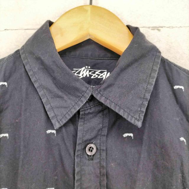 Stussy(ステューシー) MADE IN USA スモールロゴ総柄 S/S シャツ メンズ S【中古】【ブランド古着バズストア】_2