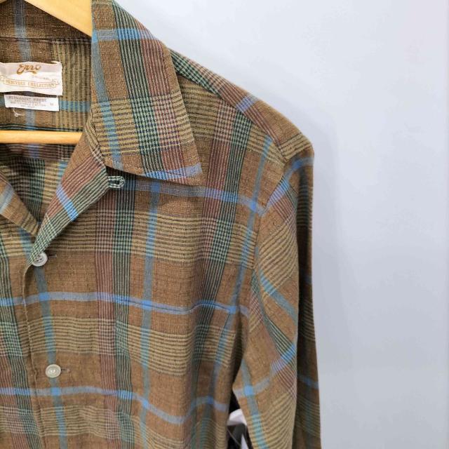 USED古着(ユーズドフルギ) Enro PERMANENT PRESS オープンカラーシャツ 襟芯 メンズ import：M 【中古】【ブランド古着バズストア】_3