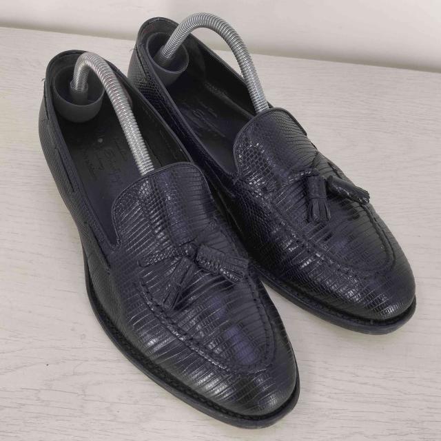 Jalan Sriwijaya(ジャランスリウァヤ) EDWARD パイソン タッセルローファー メンズ 7 1/2【中古】【ブランド古着バズストア】_3