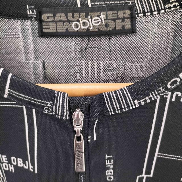 GAULTIER  HOMME objet(ゴルチエオムオブジェ) 90S ジャガード ノーカラー ジップ トラック ジャケット メンズ FREE 【中古】【ブランド古着バズストア】_5