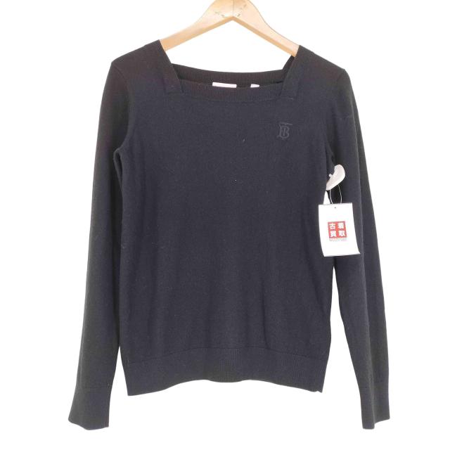 BURBERRY(バーバリー) TBロゴ スクエアカラーカシミヤニット レディース  164【中古】【ブランド古着バズストア】の通販はニット・セーター