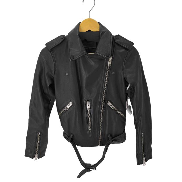 未使用品 All Saints オールセインツラムレザー ダブルライダース ALLSAINTS(オールセインツ) ラムレザーダブルライダース