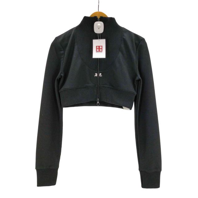 courreges(クレージュ) MAXI RIB CROPPED SWEATSHIRT レディース import：M 【中古】【ブランド古着バズストア】