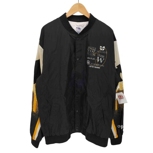 Chalk Line(チョークライン) ヒップホップクルー 背面 グラフィック ナイロンスタジャン メンズ import：XXL 【中古】【ブランド古着バズストア】