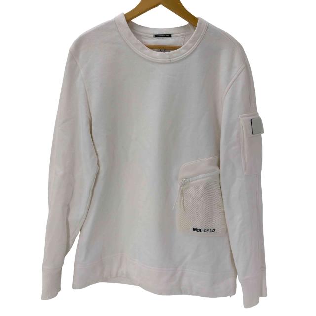 C.P.COMPANY(シーピーカンパニー) 22SS THE METROPOLIS SERIES Diagonal Fleece Utility Sweatshirt ダイアゴナル フリース スウェット メンズ i【中古】【ブランド古着バズストア】