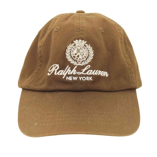 POLO RALPH LAUREN(ポロラルフローレン) クレストエンブロイダリー ツイル ボール キャップ メンズ 表記無 【中古】【ブランド古着バズストア】