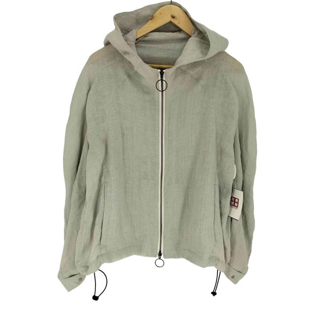 USED古着(ユーズドフルギ) {{OPPOSE DUALITY}} SHORT PARKA LINEN ショート パーカー リネン メンズ JPN：44 【中古】【ブランド古着バズストア】