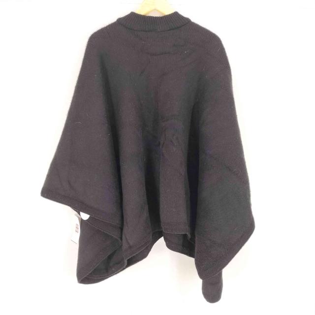 USED古着(ユーズドフルギ) 手書きロゴ ペイントデザインウールポンチョ