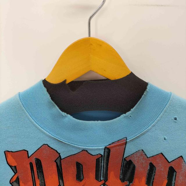 Palm Angels(パームエンジェルス) 23AW RAINBOW CREW Sweatshirt レインボープリント クルーネックスウェットトレーナー メンズ import:L 【中古】【ブランド古着バズストア】の通販は Palm Angels(パームエンジェルス) 23AW RAINBOW CREW Sweatshirt レインボープリント クルーネックスウェットトレーナー メンズ import:L 【中古】【ブランド古着バズストア】の通販は