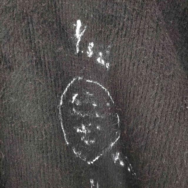 USED古着(ユーズドフルギ) 手書きロゴ ペイントデザインウールポンチョ