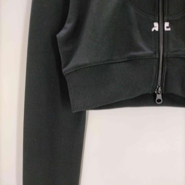 courreges(クレージュ) MAXI RIB CROPPED SWEATSHIRT レディース import：M 【中古】【ブランド古着バズストア】 courreges(クレージュ) MAXI RIB CROPPED SWEATSHIRT レディース