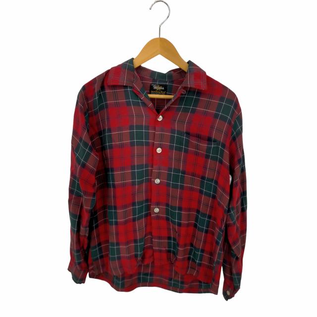 USED古着(ユーズドフルギ) {{warwick}}60S タータンチェック レーヨン L/S シャツ メンズ  15 1/2【中古】【ブランド古着バズストア】