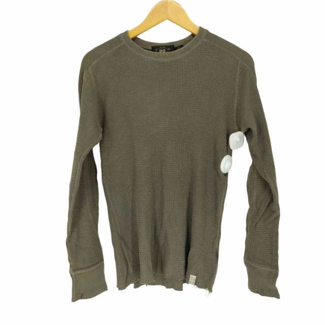 RRL RALPH LAUREN(ダブルアールエルラルフローレン) サーマルクルーネック ワッフルニットシャツ メンズ  XS【中古】【ブランド古着バズストア】の通販は 8,239円