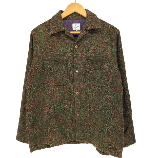 Needles(ニードルズ) C.O.B.CLASSIC SHIRT ジャガード オープンカラー L/S シャツ メンズ JPN：S 【中古】【ブランド古着バズストア】