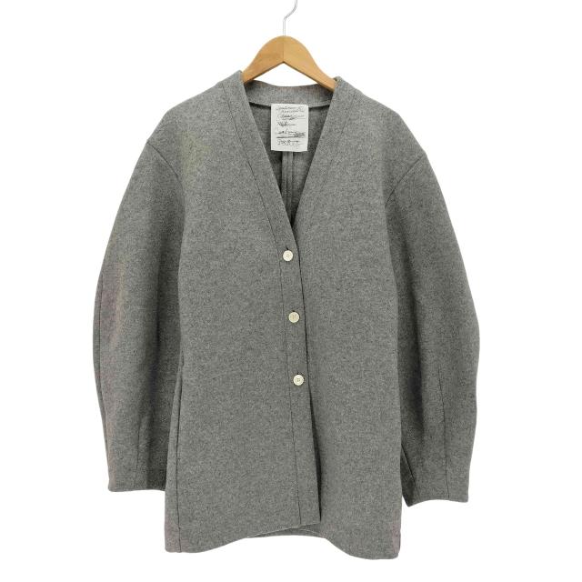 Chaos(カオス) 24AW メルトン ウール ポロッコ カーディガン レディース FREE 【中古】【ブランド古着バズストア】