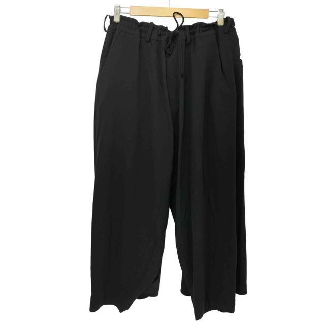 syte by Yohji Yamamoto(サイトバイヨウジヤマモト) ポリエステルレーヨン ギャバジン フレアシーム カラスパンツ メンズ JPN：3 【中古】【ブランド古着バズストア】