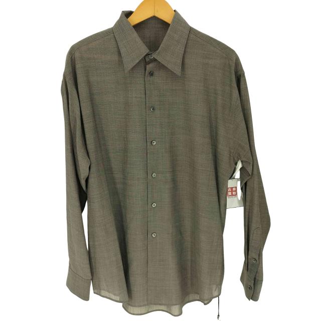 USED古着(ユーズドフルギ) {{LAPIIS}} 24AW FINE WOOL CHAMBRAY SHIRT ファインウールシャンブレーシャツ メンズ JPN：1 【中古】【ブランド古着バズストア】