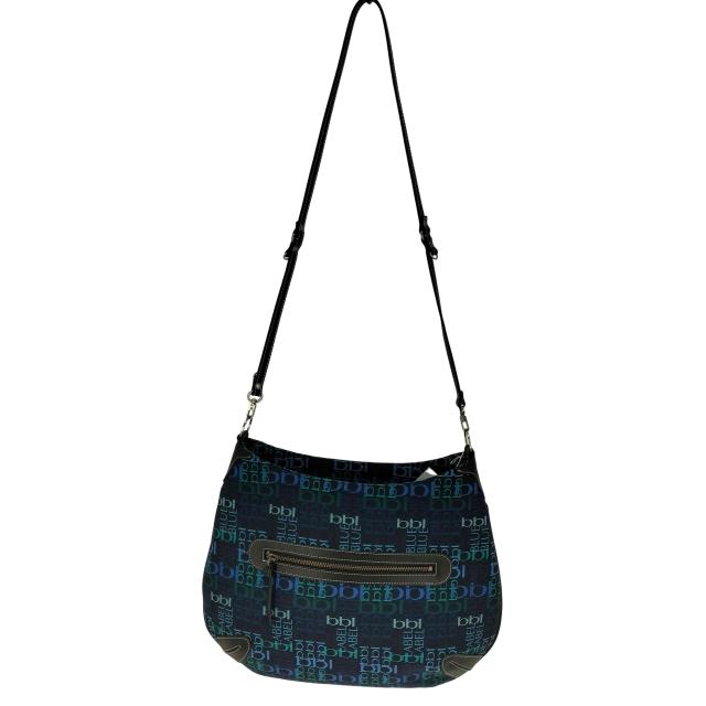 BURBERRY BLUE LABEL(バーバリーブルーレーベル) モノグラム レザー切替 ショルダーバッグ レディース 表記無 【中古】【ブランド古着バズストア】
