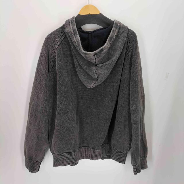 USED古着(ユーズドフルギ) {{UNBORN SOCIETY}} Corporation 7gg Knit Hoodie メンズ import：XL 【中古】【ブランド古着バズストア】_1