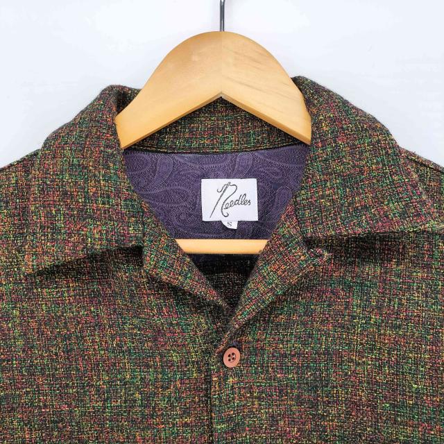 Needles(ニードルズ) C.O.B.CLASSIC SHIRT ジャガード オープンカラー L/S シャツ メンズ JPN：S 【中古】【ブランド古着バズストア】