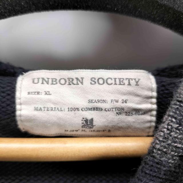 USED古着(ユーズドフルギ) {{UNBORN SOCIETY}} Corporation 7gg Knit Hoodie メンズ import：XL 【中古】【ブランド古着バズストア】_5
