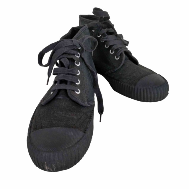 NO.9 CANVAS LACE-UP SNEAKERS(22.5 BLACK): Vintage 1.1｜THE