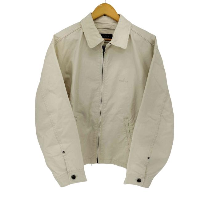 NAUTICA(ノーティカ) クラッシュドチノ ジップブルゾン メンズ JPN：L 【中古】【ブランド古着バズストア】