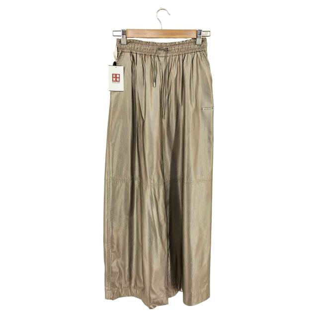PRANK PROJECT(プランクプロジェクト) Synthetic Leather Voluminous Wide Pants  レディース JPN：38 【中古】【ブランド古着バズストア】