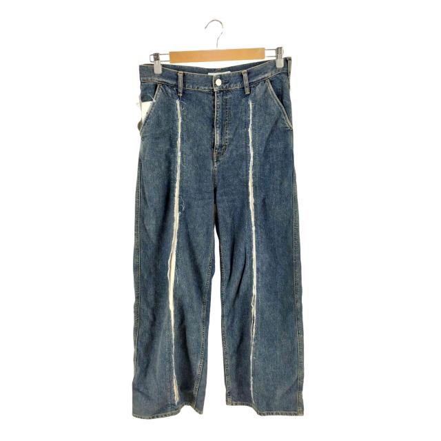 Jieda(ジエダ) CUTTING WIDE DENIM カッティング ワイド デニムパンツ メンズ  1【中古】【ブランド古着バズストア】