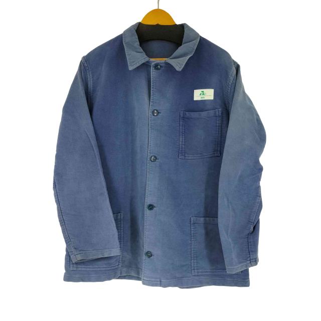 USED古着(ユーズドフルギ) ユーロワーク 70-80S モールスキン カバーオール メンズ 表記無 【中古】【ブランド古着バズストア】